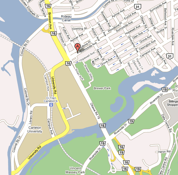 484 Sunnyside Ave Map